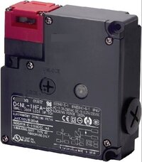 Safety Door Lock Switch D4nl-1dfa-bs - Plastic Head, Mechanical Lock Solenoid Release, 2nc+2nc, 10 A, Pg 13.5 Entry, 24 Vdc Solenoid, Orange Led