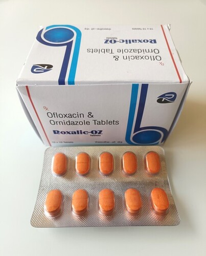 Ofloxacin 200mg. + Ornidazole 500mg