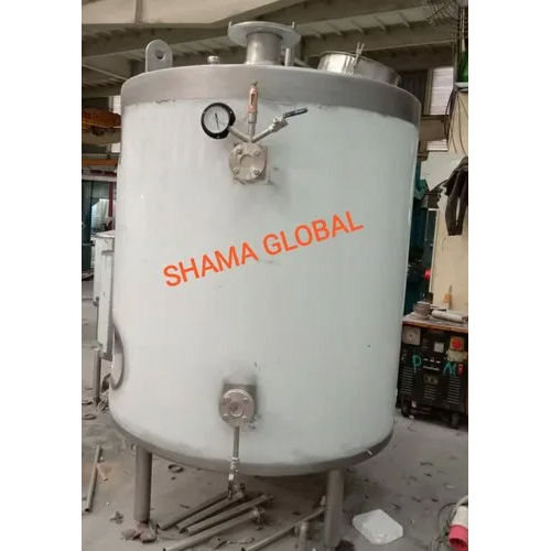 ss milk boiling and storage tank