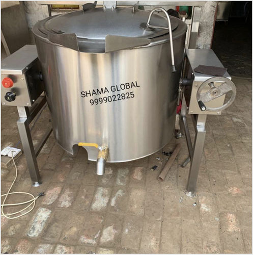 Silver Commercial Rice Boiler Machine