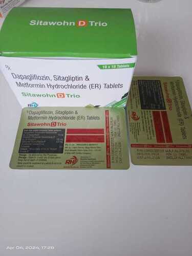 SITAGLIPTIN+ DAPAGLIFLOZIN+METFORMIN Tablets