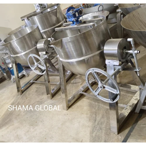 Tilting steam jacket kettle