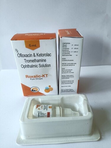 Ofloxacin 0.3% +Ketorolac Tromethamine 0.5% Eye Drop
