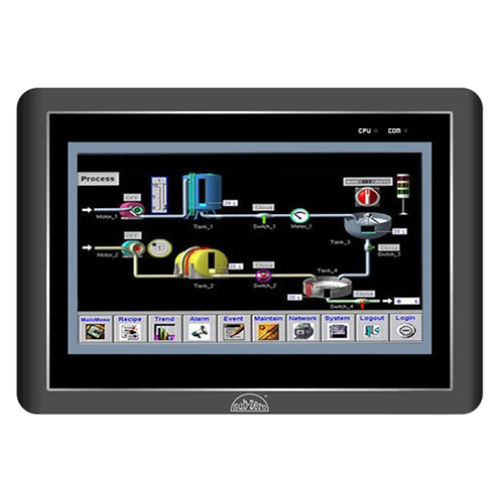 Black Display Hmi Touch Screen Panel