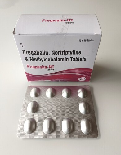 Nortriptyline,Methylcobalamin & Pregabalin Tablets