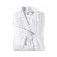 Different Available White Terry Bathrobe