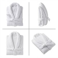 White Terry Bathrobe - Color: Different Available