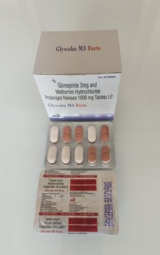 GLIMIPRIDE3MG+METFORMIN1000MG Tablet