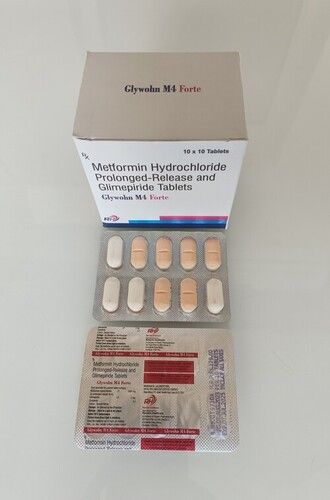 GLIMIPRIDE4MG+METFORMIN1000MG Tablet