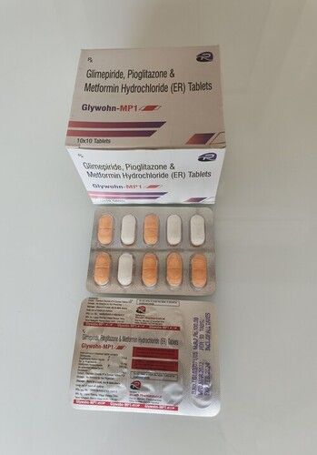 GLIMIPRIDE1MG+METFORMIN500MG+PIOGLITAZONE15MG TABLET