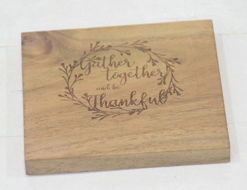 Wooden Coaster With Natural Finish - Color: Different