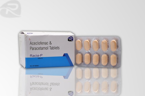 Aceclofenac + paracetamol tablets