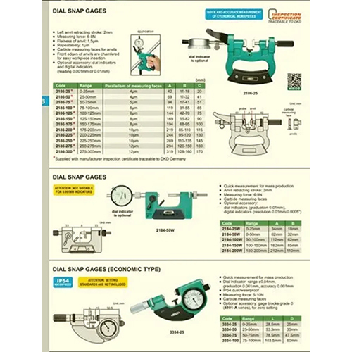 Dial Snap Gauge