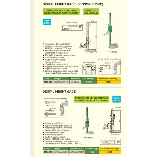 Digital Height Gauge