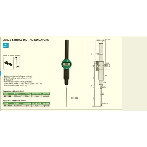 Long Stroke Digital Indicator