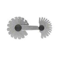 Screw Pitch Gauges - Alloy Steel, Silver | Industrial Usage, Non-accurate Measurement Of Unknown Thread