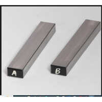Precision Steel Parallels - Steel Material, 55 Hardness, Silver Color | Designed For Mechanical Engineering, Corrosion Resistant, Egt Series