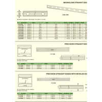 Steel Straight Edge - 6000 Mm Length, Gray Steel, 5 Mm Thickness | Industrial Grade, High Hardness 50 Hrc, Designed For Precision Applications