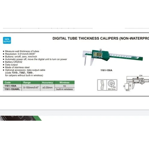 Green Tube Vernier Caliper