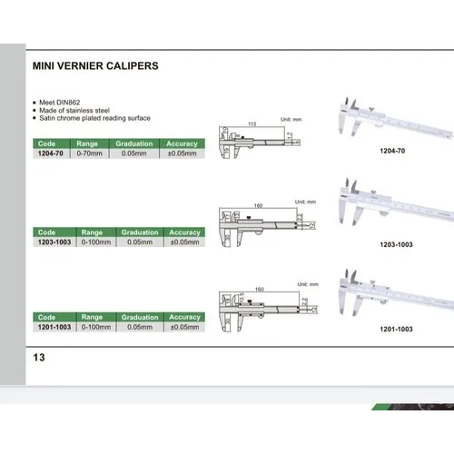 Mini Vernier Caliper