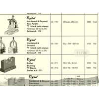 Roller Bearing V Blocks - Steel, 50x37x37 Mm | Gray Finish, Industrial Usage, Precision Engineering Tool