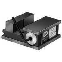 Magnetic Machine Vice - Steel Material, Gray Color | Ideal For Industrial Applications