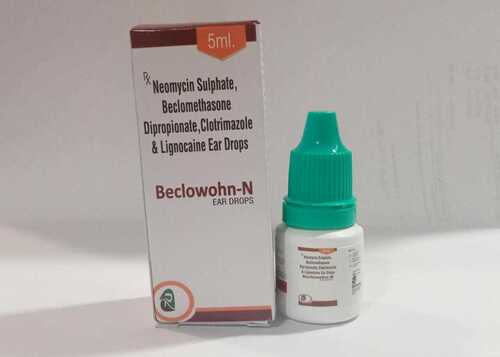 Beclometasone (0.025% w/v) + Neomycin (0.5% w/v) + Clotrimazole (1% w/v) + LIGNOCAINE Eye Drop