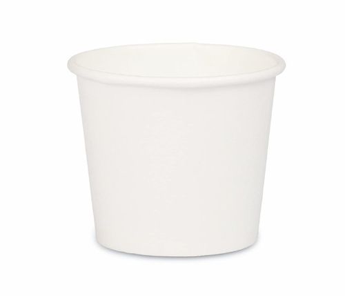 110ML Bio Compostable White Paper Cup