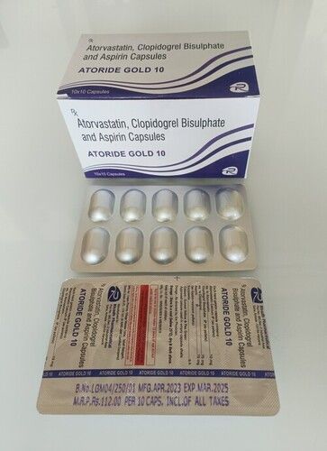 ATORVASATIN10MG+CLOPIDOGREL75MG+asprin-75mg TABLET