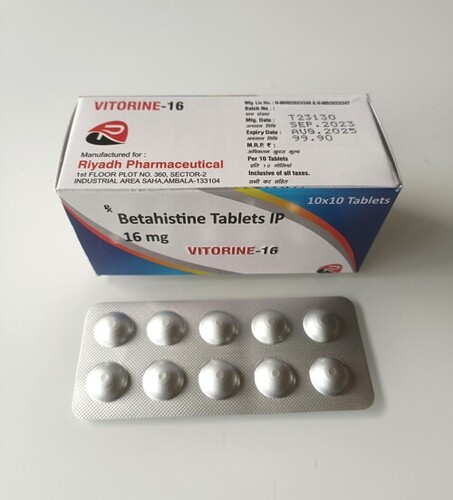 betahistine hydrocloride 16mg