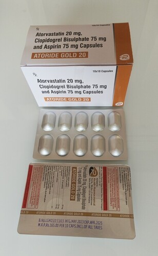 ATORVASTATIN20MG+ASPIRIN75MG+CLOPIDOGREL75 Tablet