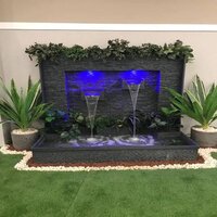 Black Marble Water Fountain