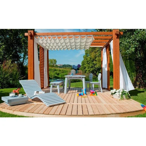 Wpc Pergola - Color: Brown