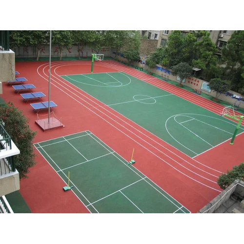 EPDM Rubber Basketball Court Flooring Services