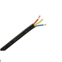 Submersible Cable - 2.5 Mm 3 Core Isi Rated, Black Ccr Copper, 90 Meter Length, Pvc Insulation, Power Supply, 11 Ampere Voltage Surge, 1500 Voltage, Flexible For Industrial/domestic Use, 15-year Warranty