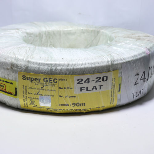 24-20 Flat Copper Wire 90 Mtr Insulation Material: Best Pvc