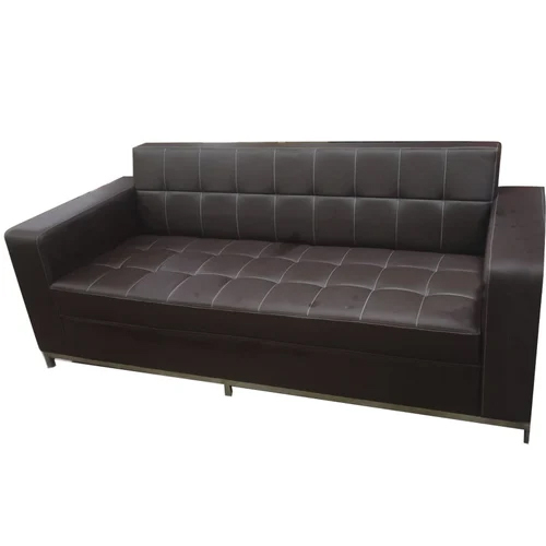 Dark Brown Three Seater Sofa