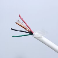 White 3+1 Cctv Camera Wire Copper (90 Mtr)