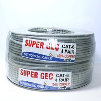 Cat-6 Networking Cable Copper (90 Mtr) - Color: Grey