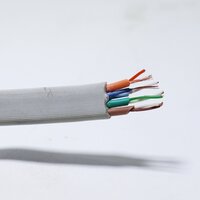 Grey Cat-6 Networking Cable Copper Flat Ip Camera  (90 Mtr)