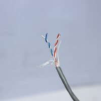 2 Pair Telephone Wire 90 Mtr - Color: Grey