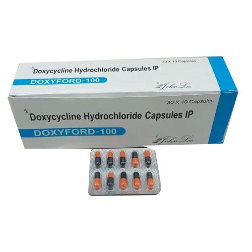 Anti-bacterial Doxycycline 100mg Capsules