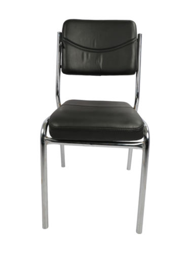 Adhunika Visitor Chair For Office (Black) (19x19x34)