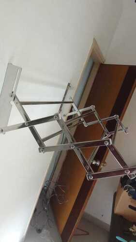 Side wall mounted cloth drying push and pull type hangers in  Nellad Kochi