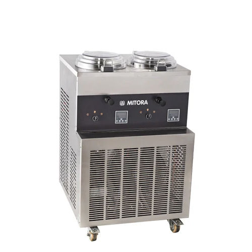 Silver Mvx-2 Live Ice Cream Batch Freezer