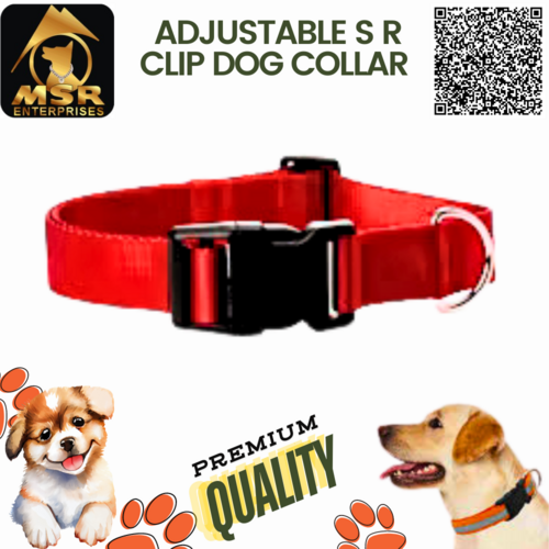 Double Layer Dog Adjustable SR Clip Collar PP / NYLON