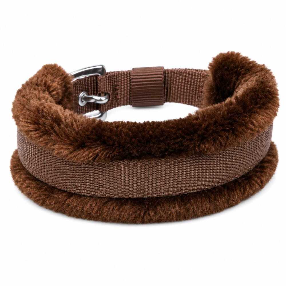 Dog Collar Buckle Double Layer Furr