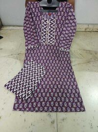 JAIPURI PRINTED KURTI PENT SET PAEPLE