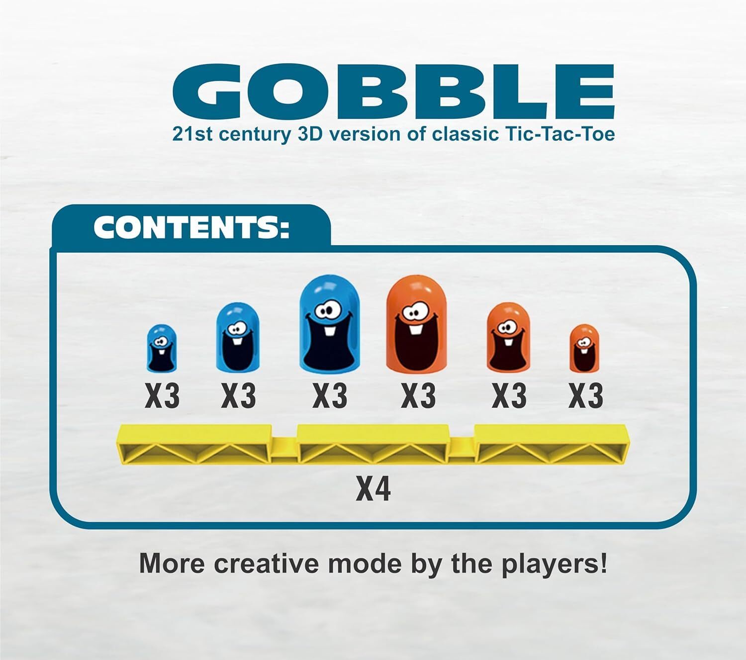 GOBBLE GAME (TIC TAC STACK)