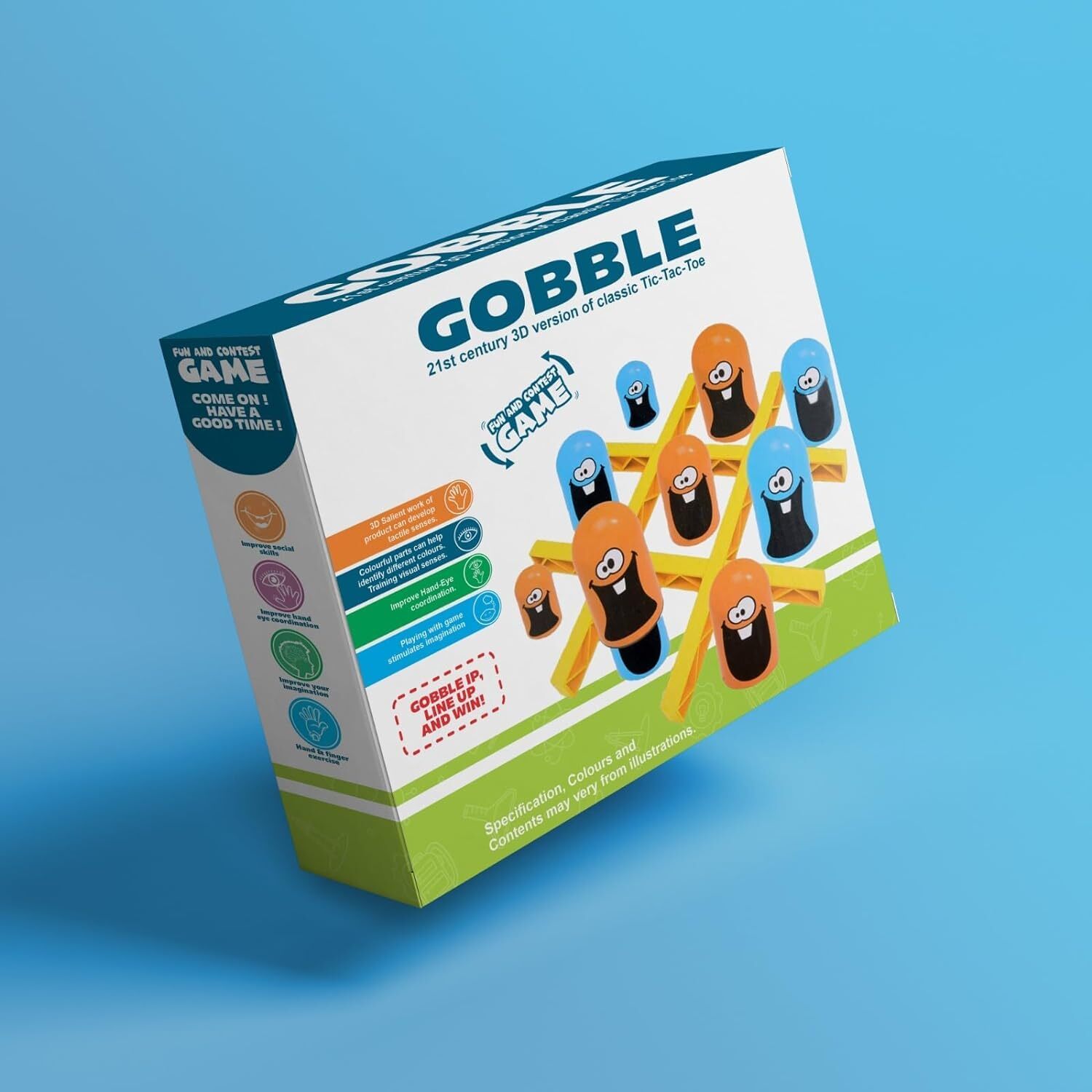 GOBBLE GAME (TIC TAC STACK)